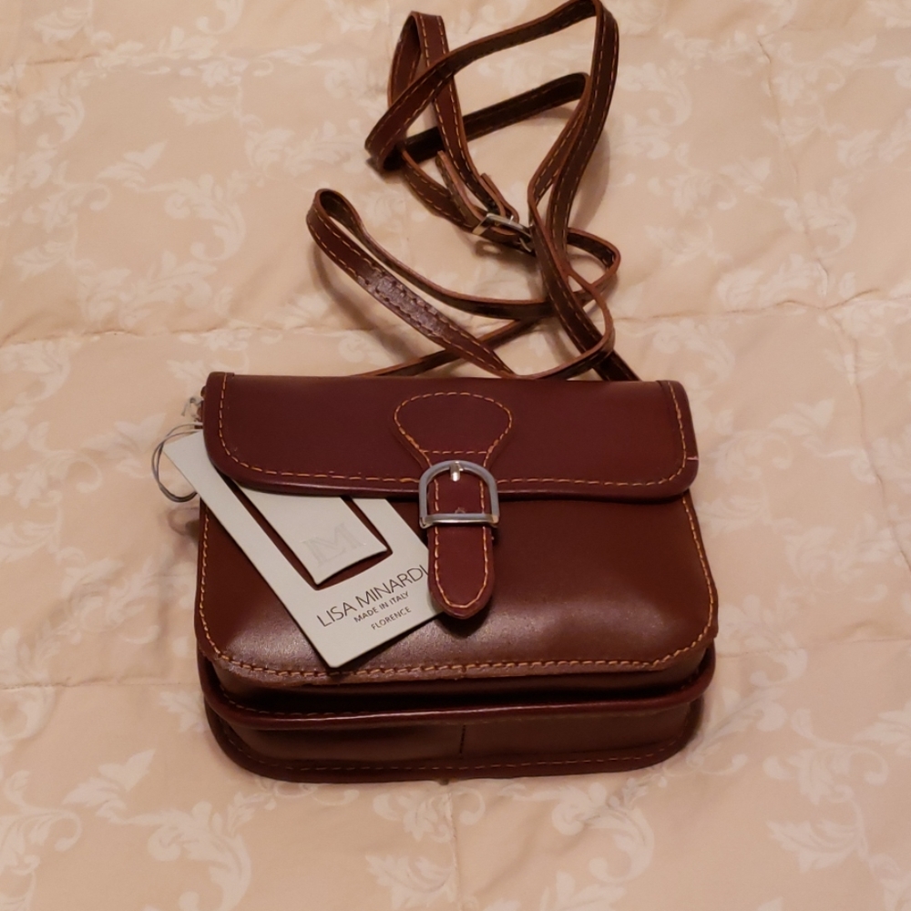 NWT Lisa Minardi Crossbody Handbag